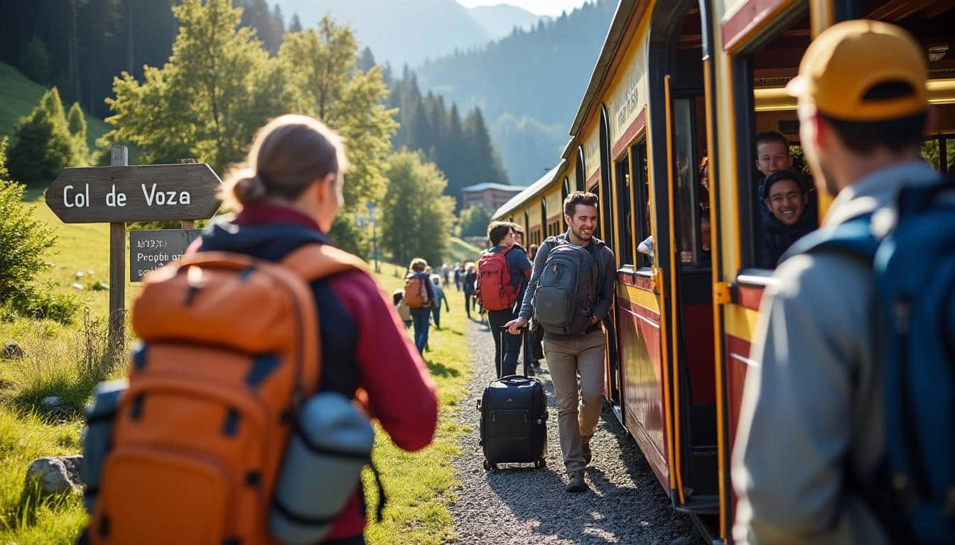 Illustration: Comment accéder facilement au village vacances du Col de Voza et profiter de sa situation idéale