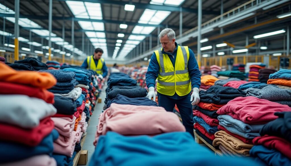 Convoyeur de tri vêtements : optimiser la gestion industrielle textile