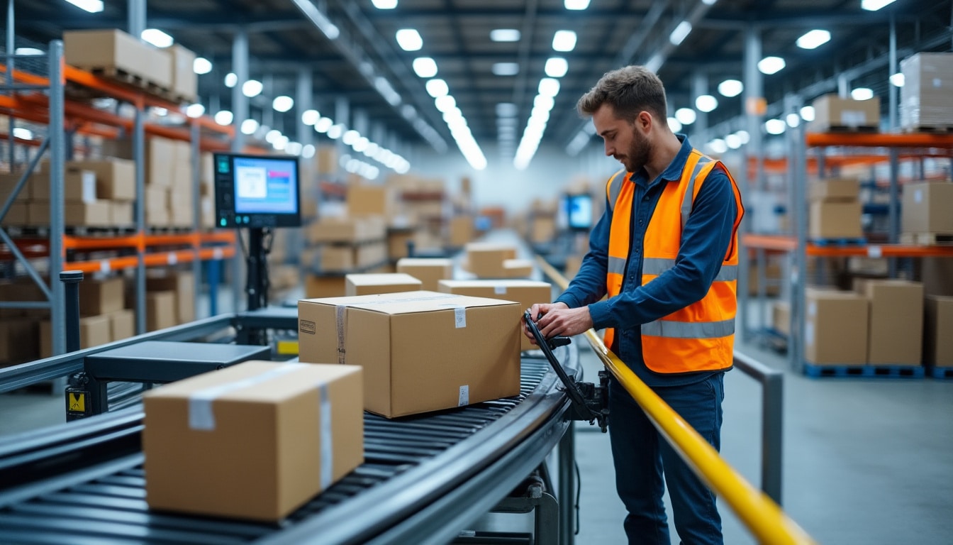 Illustration: Que veut dire un colis en cours de traitement dans un centre logistique ?