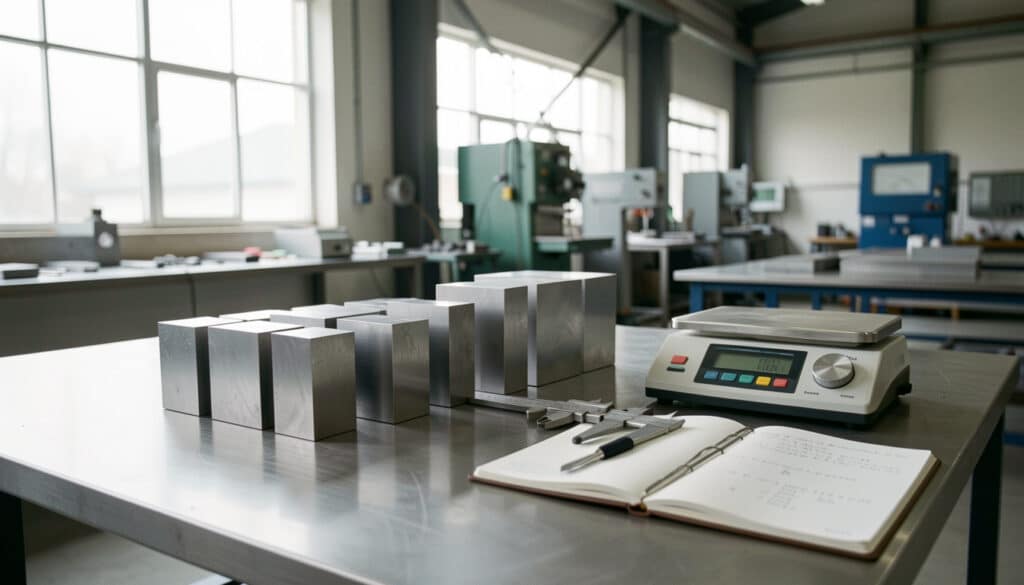Densité de l’acier : valeur, calcul et comparaisons
